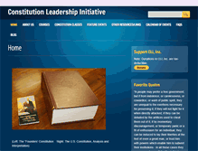 Tablet Screenshot of constitutionleadership.org